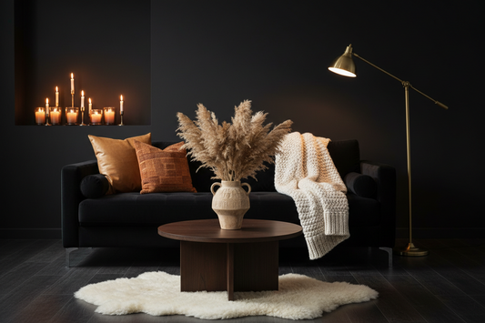5 Ways to Warm Up an All-Black Room