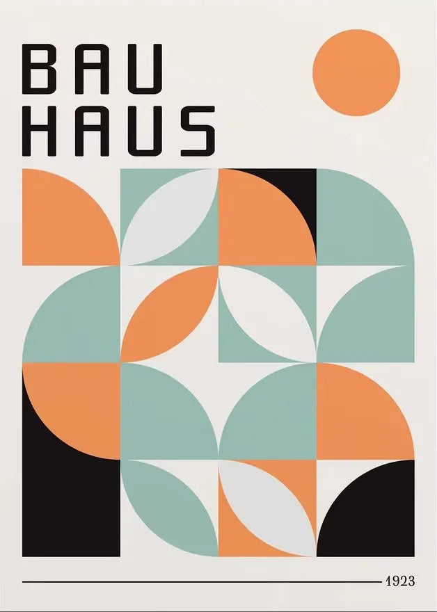 Abstract Bauhaus Wall Art