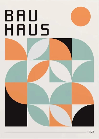 Abstract Bauhaus Wall Art