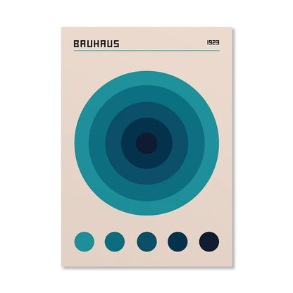 Abstract Bauhaus Wall Art