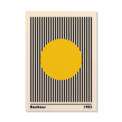 Abstract Bauhaus Wall Art