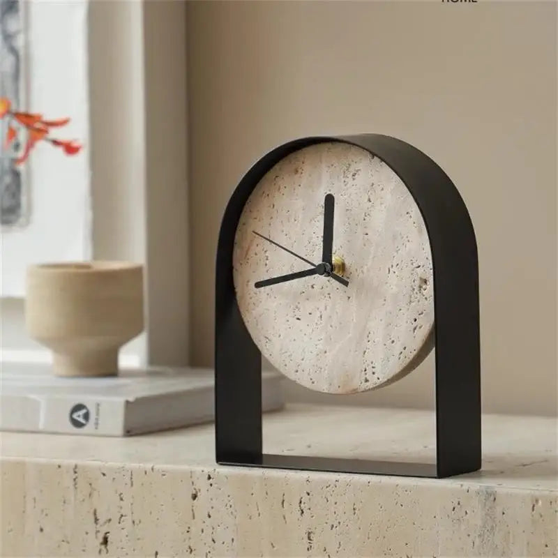 The Block - Marble Clock Style