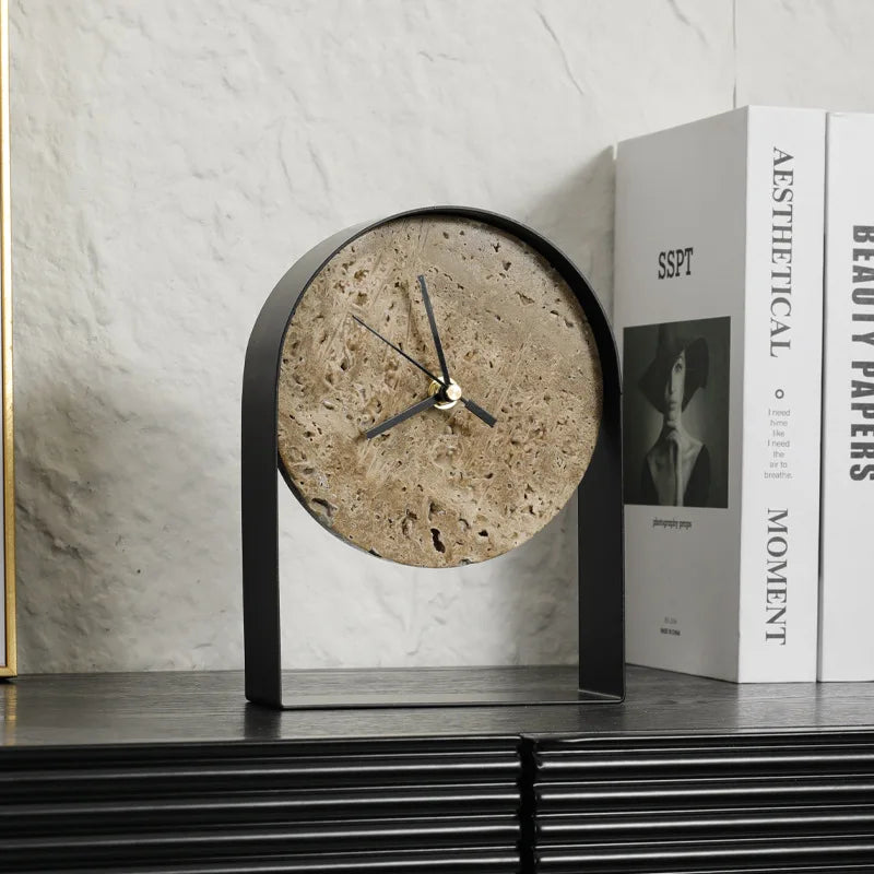 The Block - Marble Clock Style