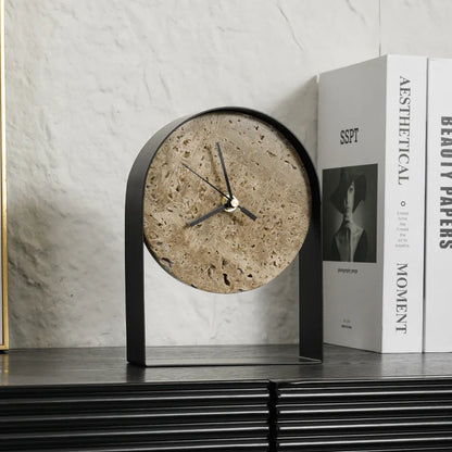 The Block - Marble Clock Style