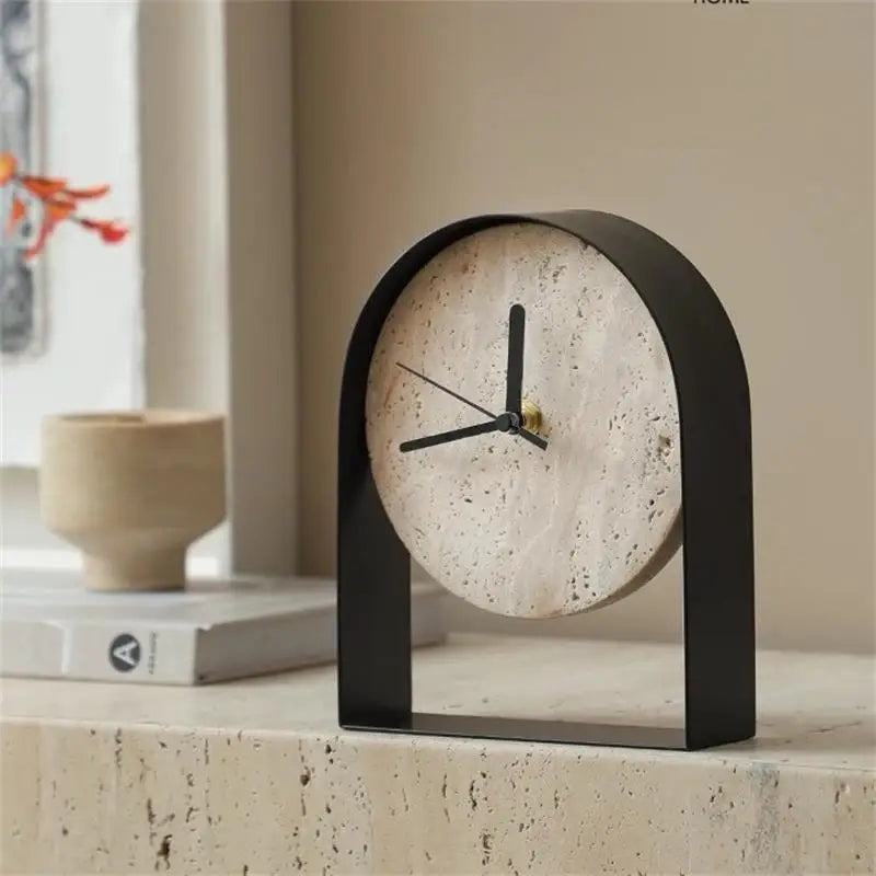 The Block - Marble Clock Style
