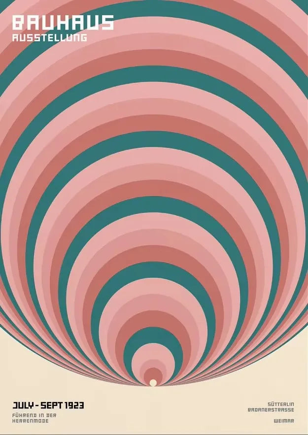 Abstract Bauhaus Wall Art