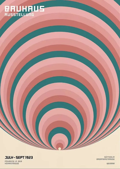Abstract Bauhaus Wall Art