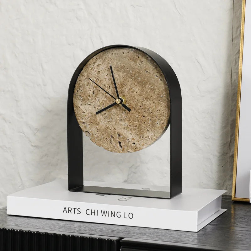The Block - Marble Clock Style