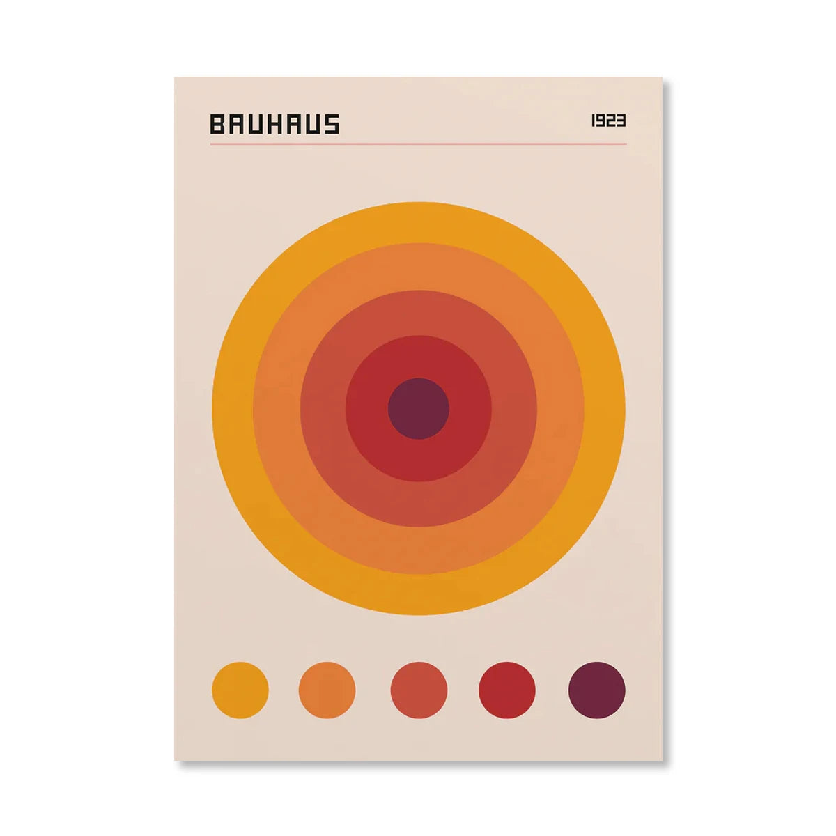 Abstract Bauhaus Wall Art