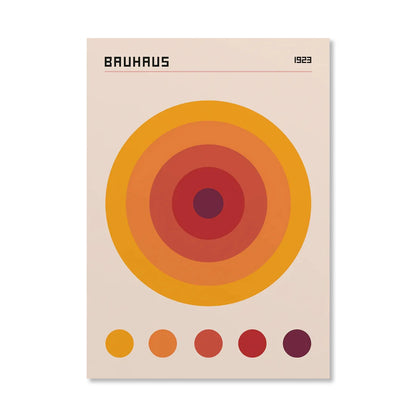 Abstract Bauhaus Wall Art