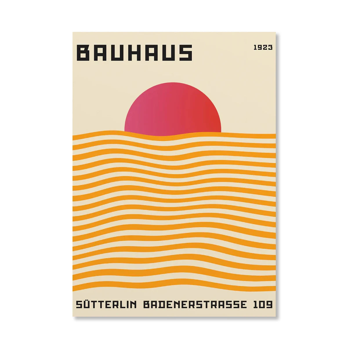 Abstract Bauhaus Wall Art