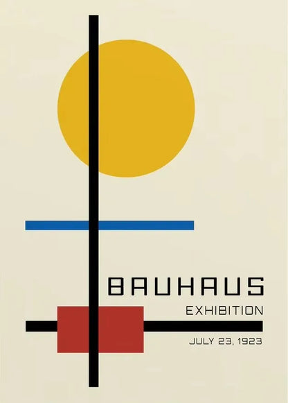 Abstract Bauhaus Wall Art