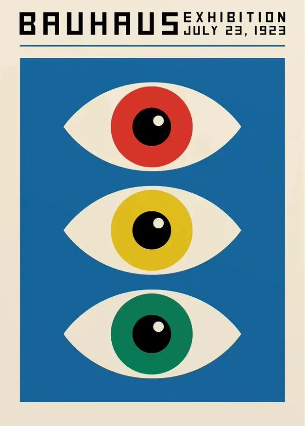 Abstract Bauhaus Wall Art