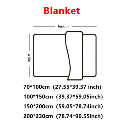 Multifunctional Striped Comfort Blanket