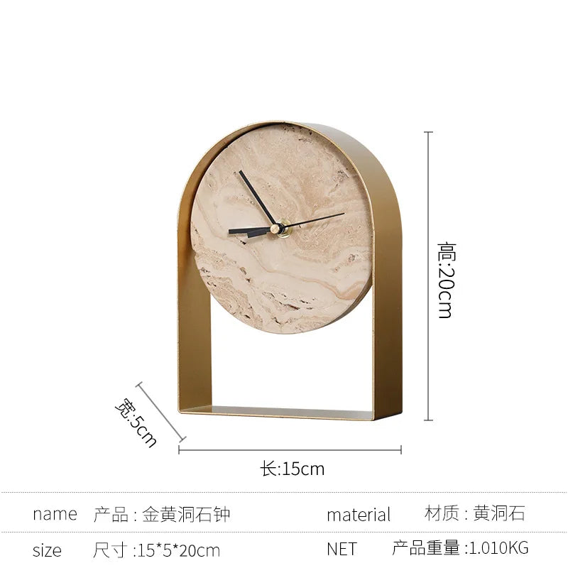 The Block - Marble Clock Style