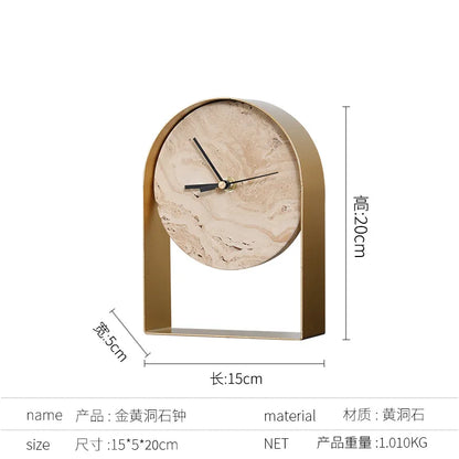 The Block - Marble Clock Style