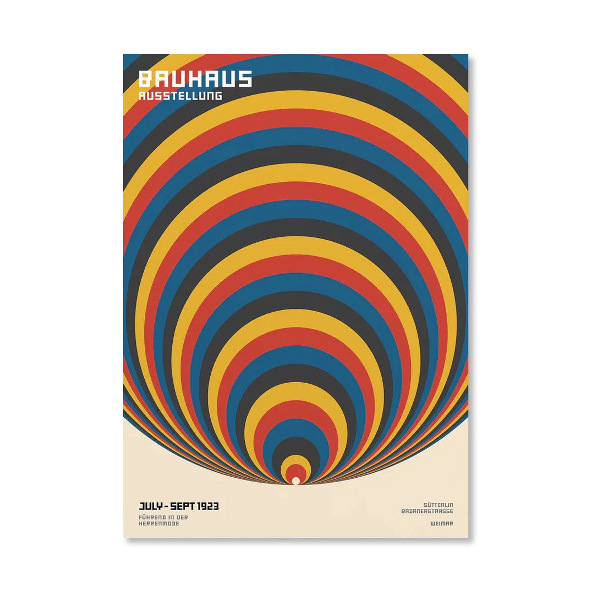 Abstract Bauhaus Wall Art