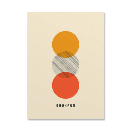 Abstract Bauhaus Wall Art