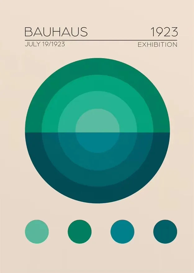 Abstract Bauhaus Wall Art