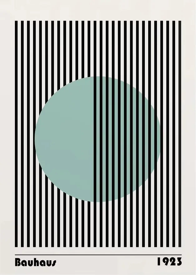 Abstract Bauhaus Wall Art