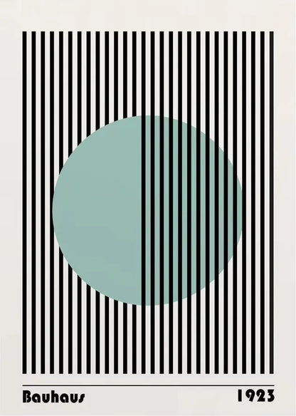 Abstract Bauhaus Wall Art