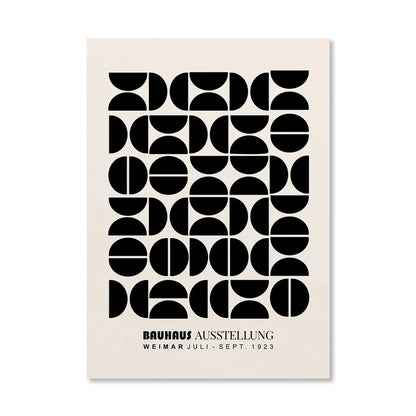 Abstract Bauhaus Wall Art