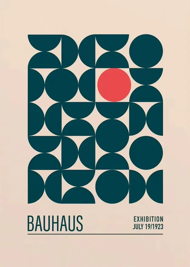 Abstract Bauhaus Wall Art