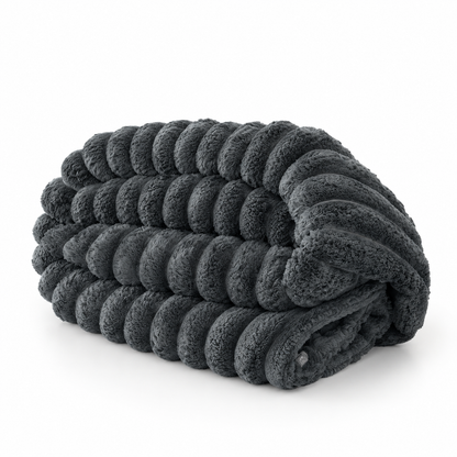 Multifunctional Striped Comfort Blanket