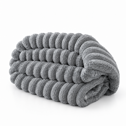 Multifunctional Striped Comfort Blanket