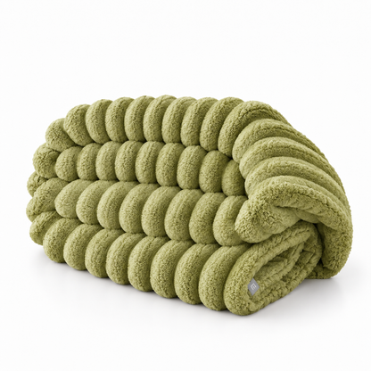 Multifunctional Striped Comfort Blanket