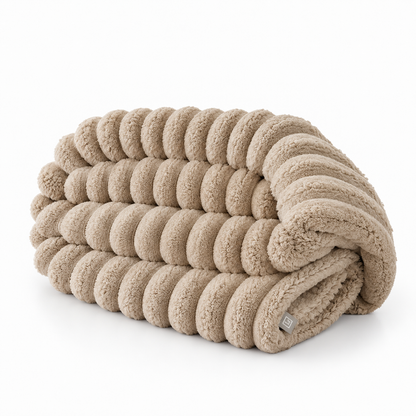 Multifunctional Striped Comfort Blanket